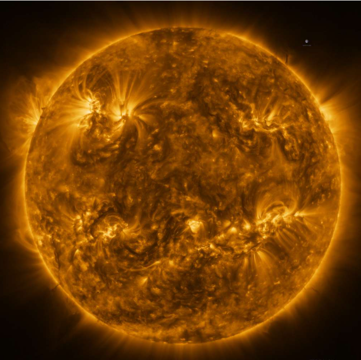 Soleil en UV par Solar Probe